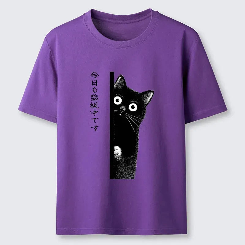 best seller black cat japanese t-shirt
