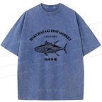Kyoto-Lion Makurazaki Market Washed T-Shirt