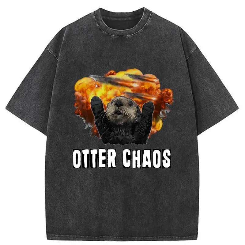 funny Kyoto lion tee for daily wear