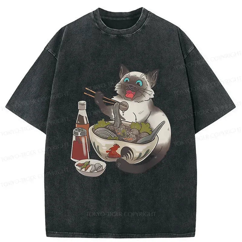 Kyoto Lion washed unisex t-shirt