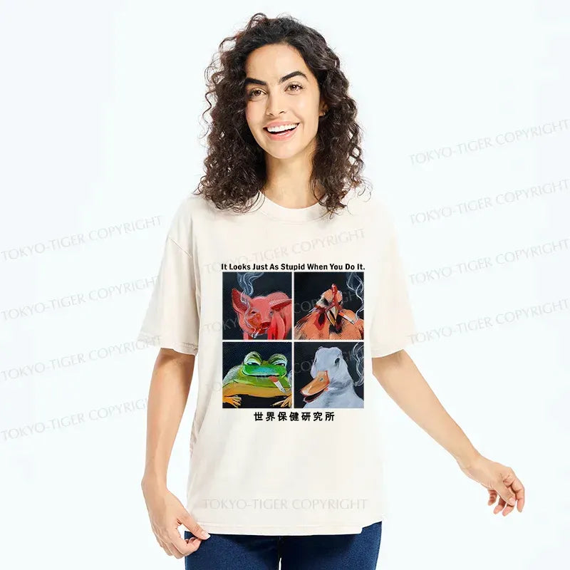 kyoto lion graphic tee casual wear