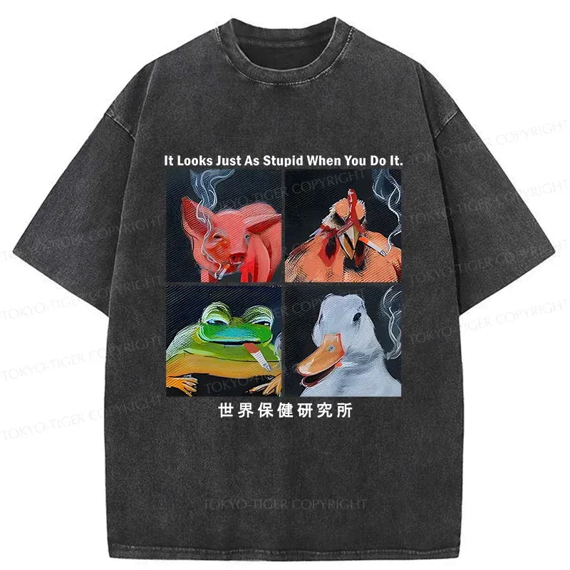 kyoto lion graphic tee casual wear
