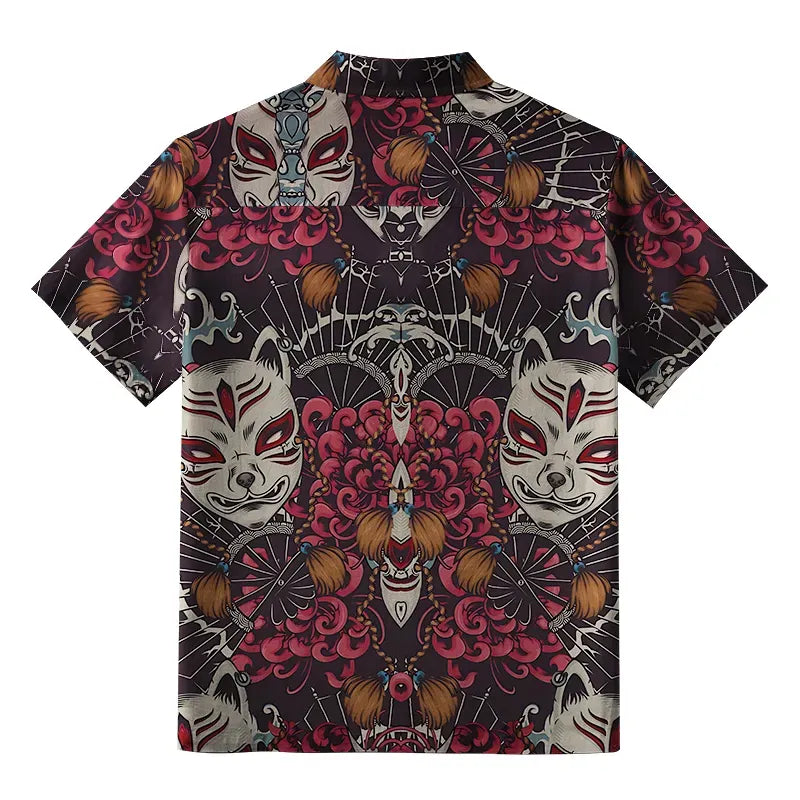 Unisex Kyoto Lion Hawaiian Shirt for Gift