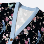 Kyoto-Lion Birds and Blooms Cardigan for Casual
