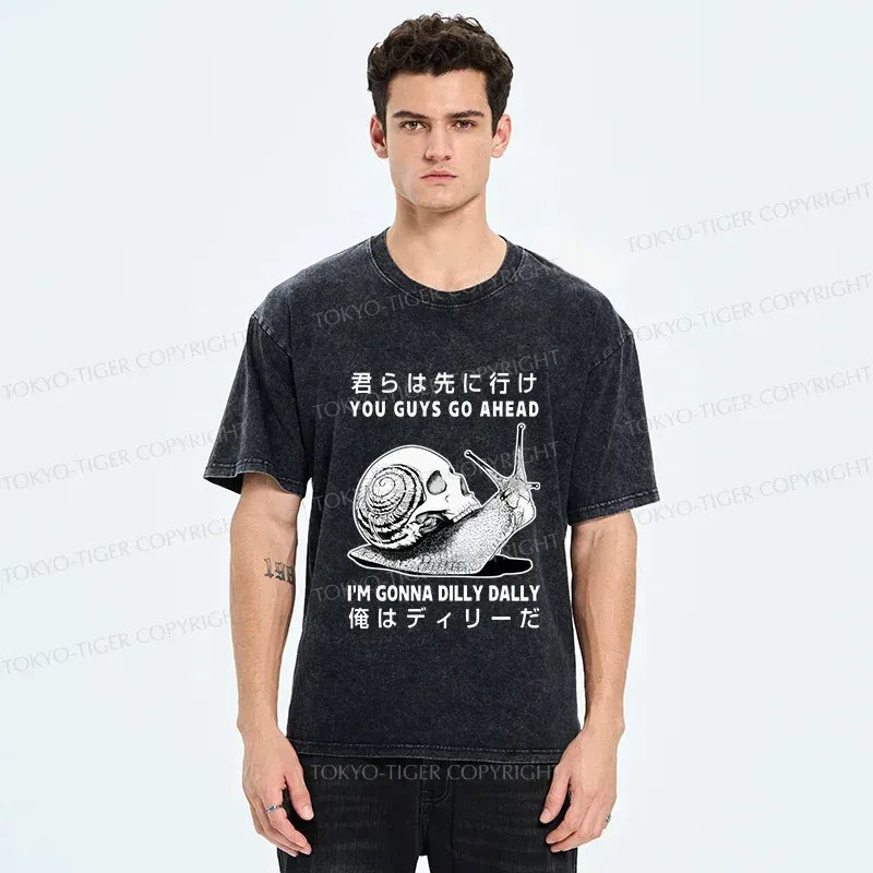 japanese washed t-shirt for streetwear
