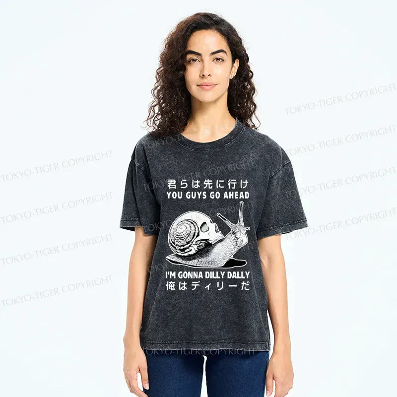 japanese washed t-shirt for streetwear
