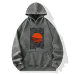Japanese Minimalist Lion Hoodie On Sale