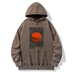 Sun Washed Kyoto Art Hoodie Free Shipping