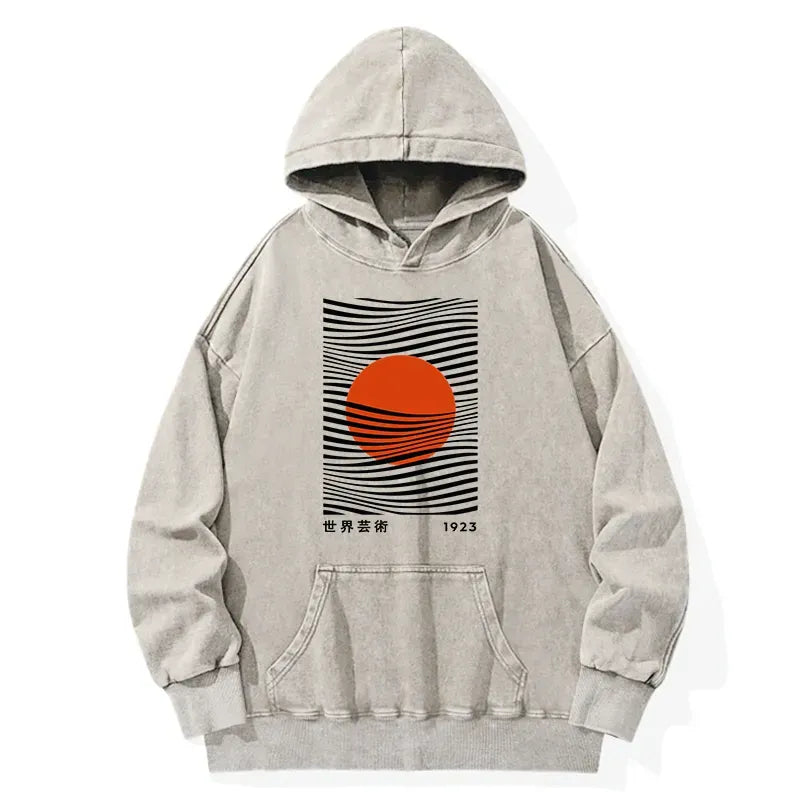 Sun Washed Kyoto Art Hoodie Free Shipping