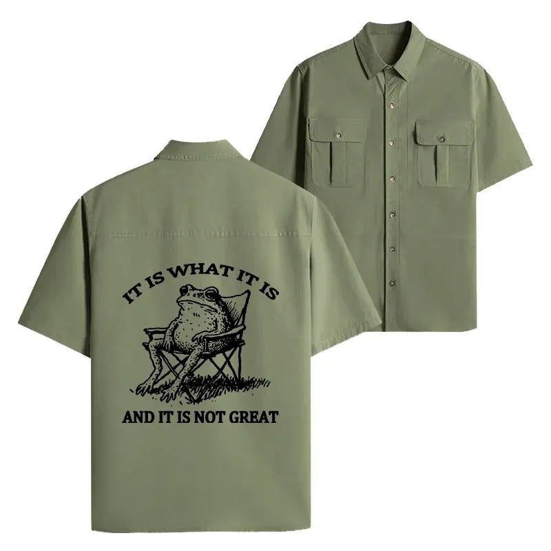 Kyoto Lion Resting Frog Shirt