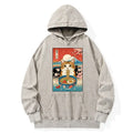 Funny Orange Cat Ramen Hoodie