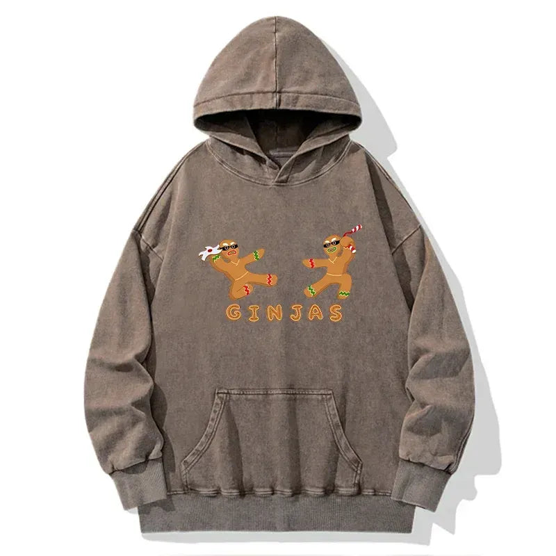 Unisex Gingerbread Hoodie for Daily Wear