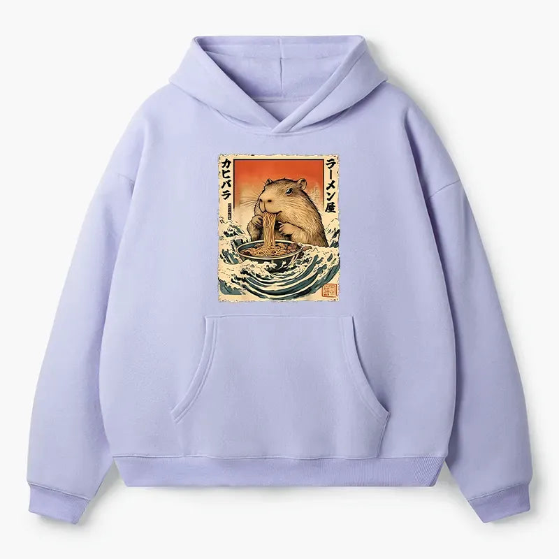 Japanese Culture Hamster Ramen Hoodie