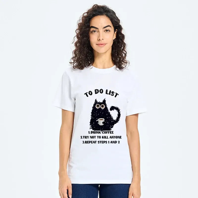 Kyoto-Lion Funny Meme Daily Coffee Routine Classic T-Shirt