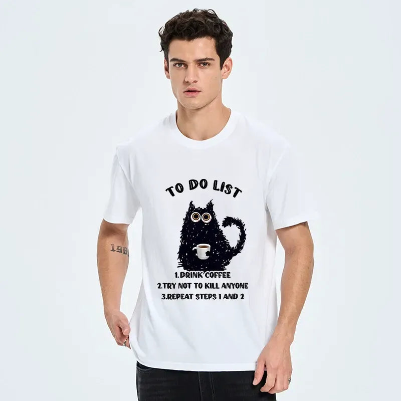 Daily Coffee Routine Funny Gift for Him