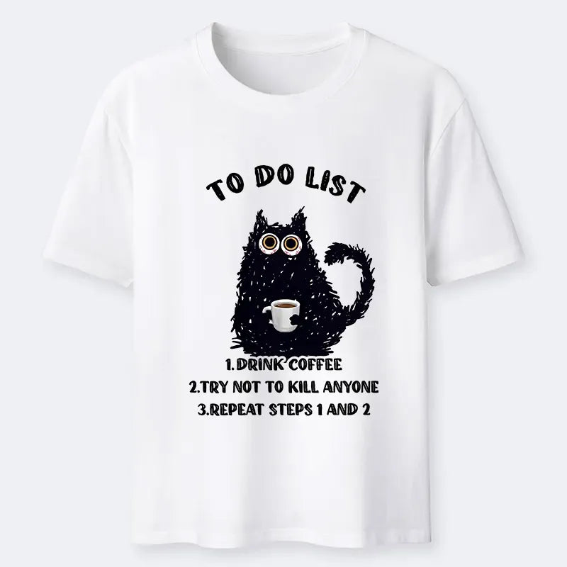 Japanese Kyoto Lion Coffee Routine Tee
