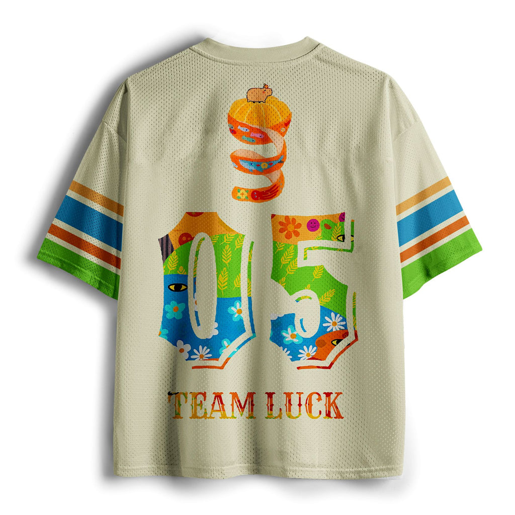 Colorful Capybara Mesh Jersey for Summer