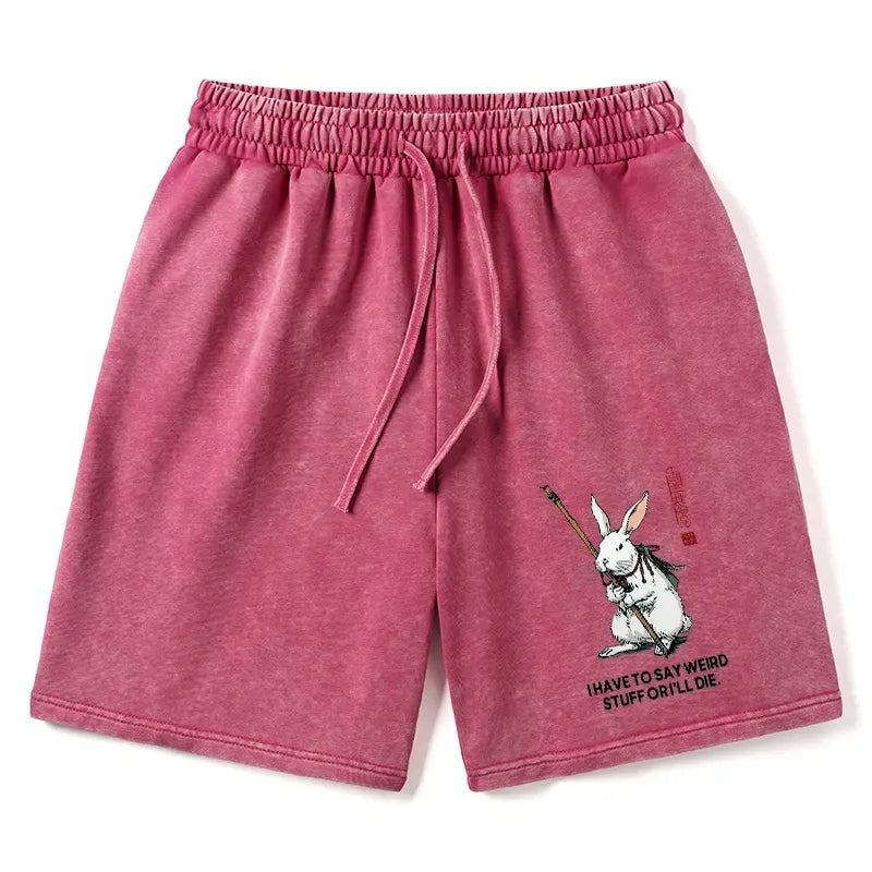 Unisex Rabbit Shorts for Summer Vacation