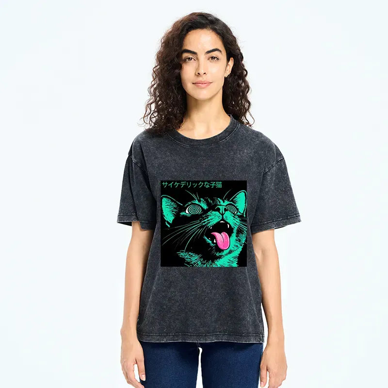 Unisex Cotton T-Shirt with Japanese Art for Daily Wear