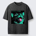 Japanese Vintage Washed T-Shirt for Streetwear