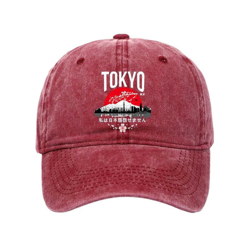 Kyoto-Lion I don¡¯t speak Japanese Washed Cap