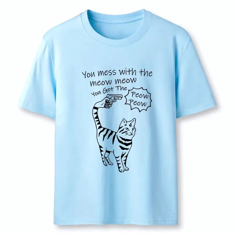 Funny Cat T-Shirt for Gift Idea