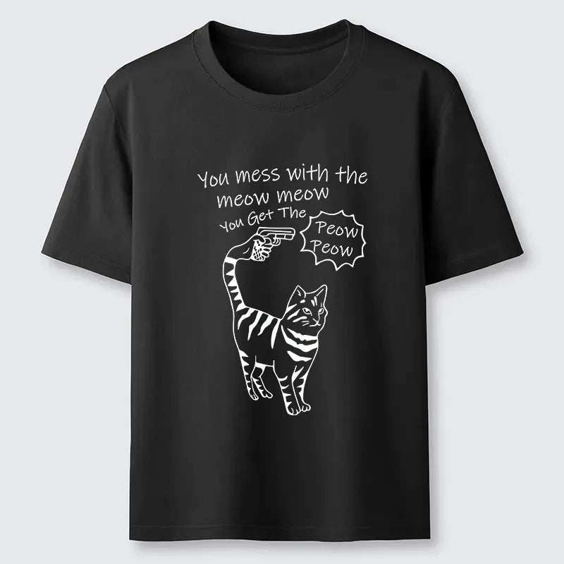 Funny Cat T-Shirt for Gift Idea