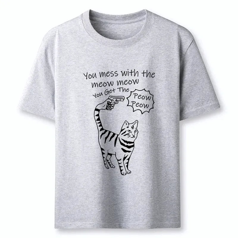 Funny Cat T-Shirt for Gift Idea