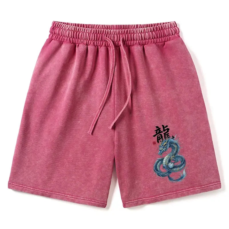 Japanese Mythic Dragon Shorts for Daily Wear