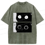 Comfortable Kyoto Cat T-Shirt for Daily Wear