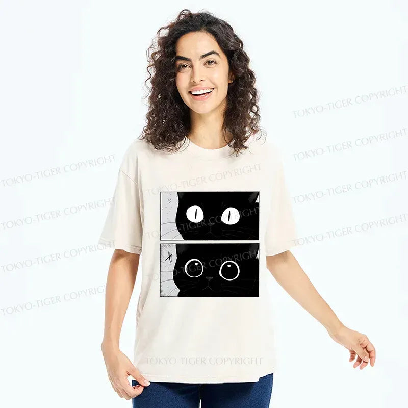 Cute Cat T-Shirt for Summer Street Style