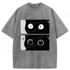 Cute Cat T-Shirt for Summer Street Style
