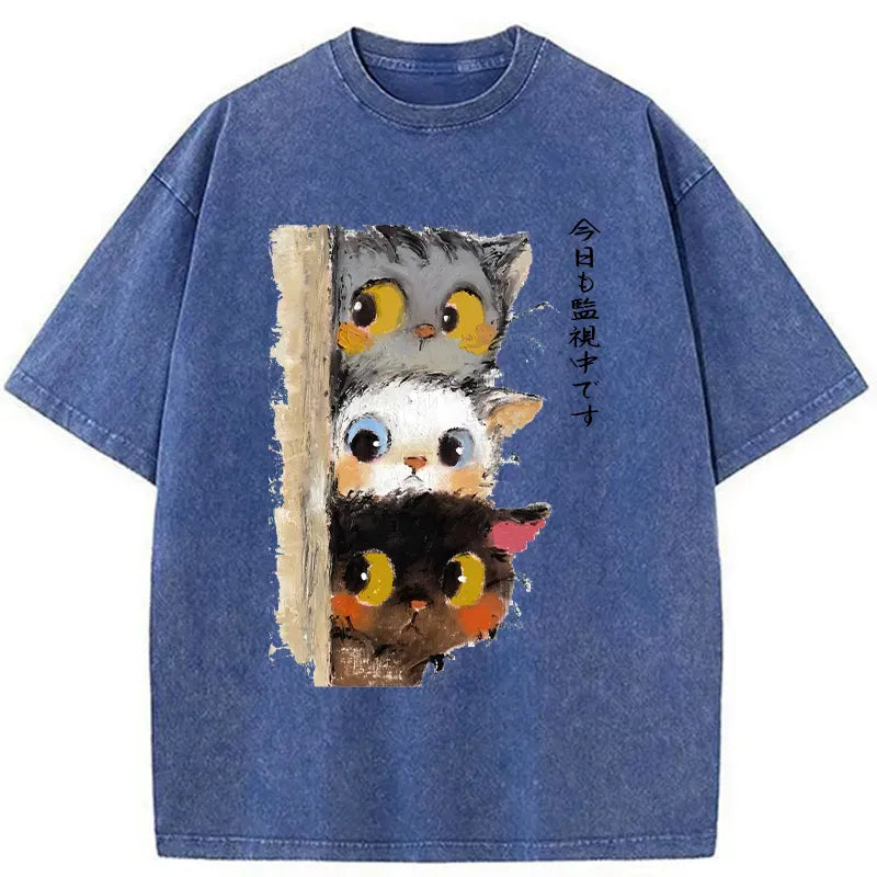 washed unisex cotton t-shirt comfortable