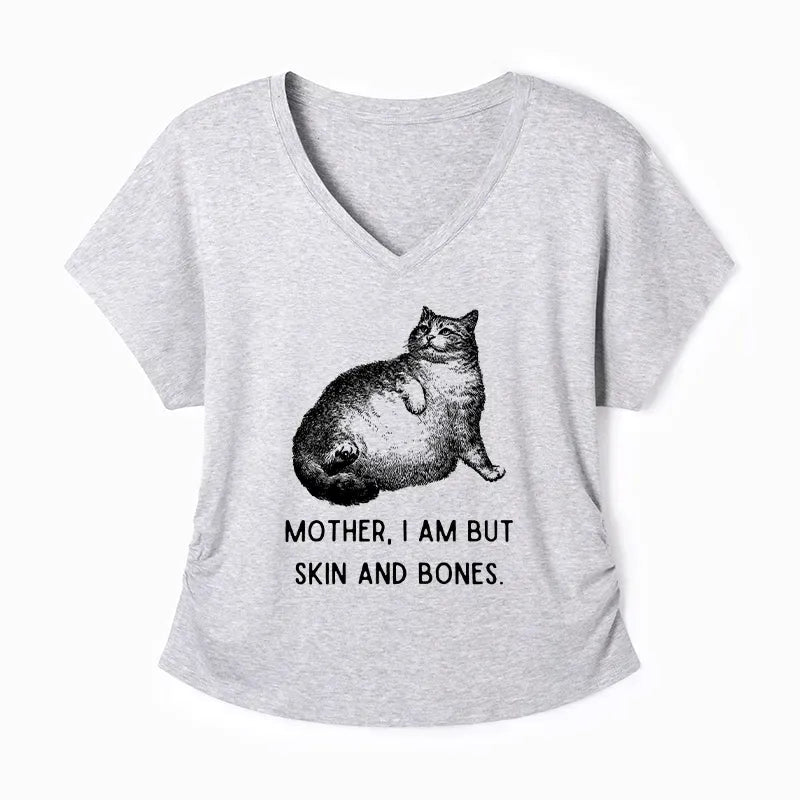 Japanese Vintage Cat T-Shirt for Women