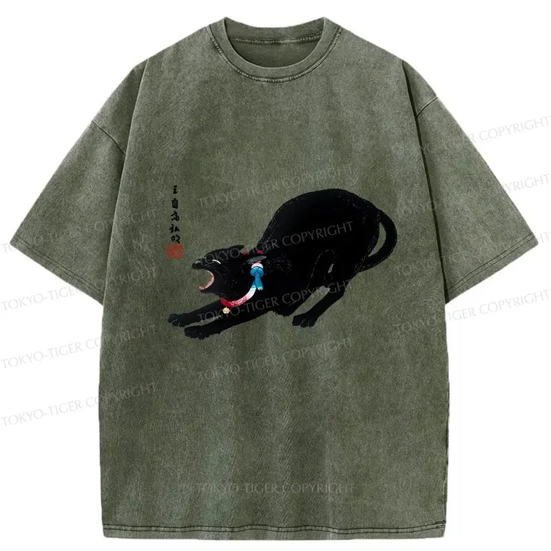 Japanese Cat T-Shirt for Daily Wear