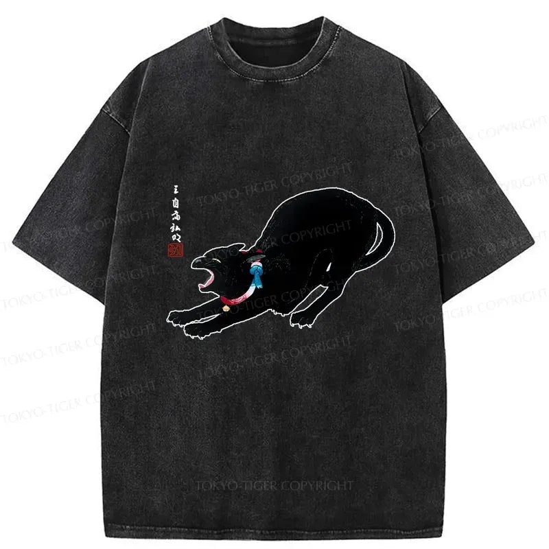 Japanese Cat T-Shirt for Daily Wear
