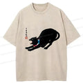 Kyoto Lion Cat Stretching Tee