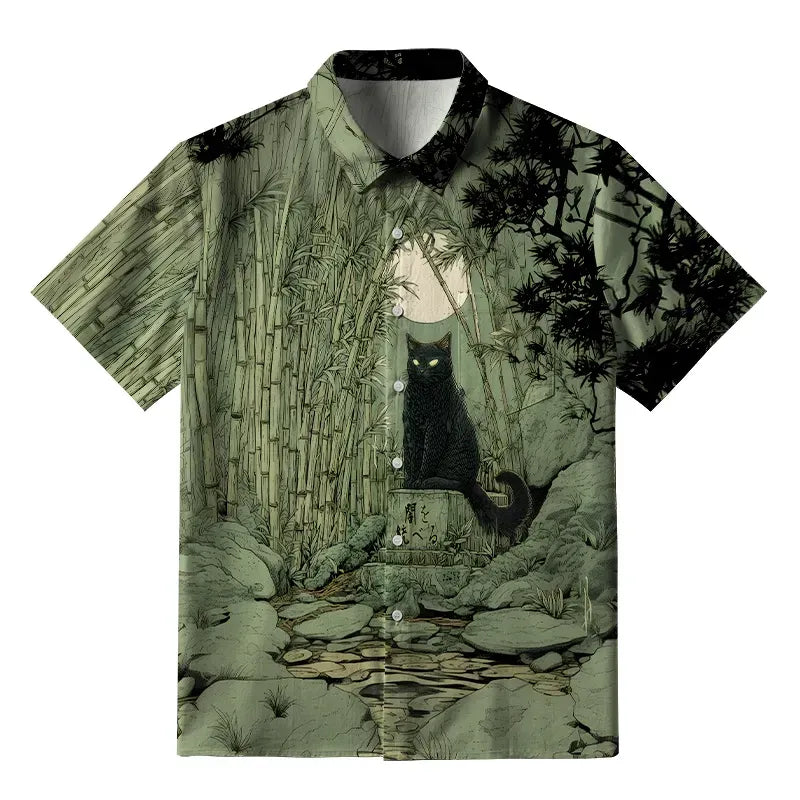 Ukiyo-e Style Shirt for Vacation