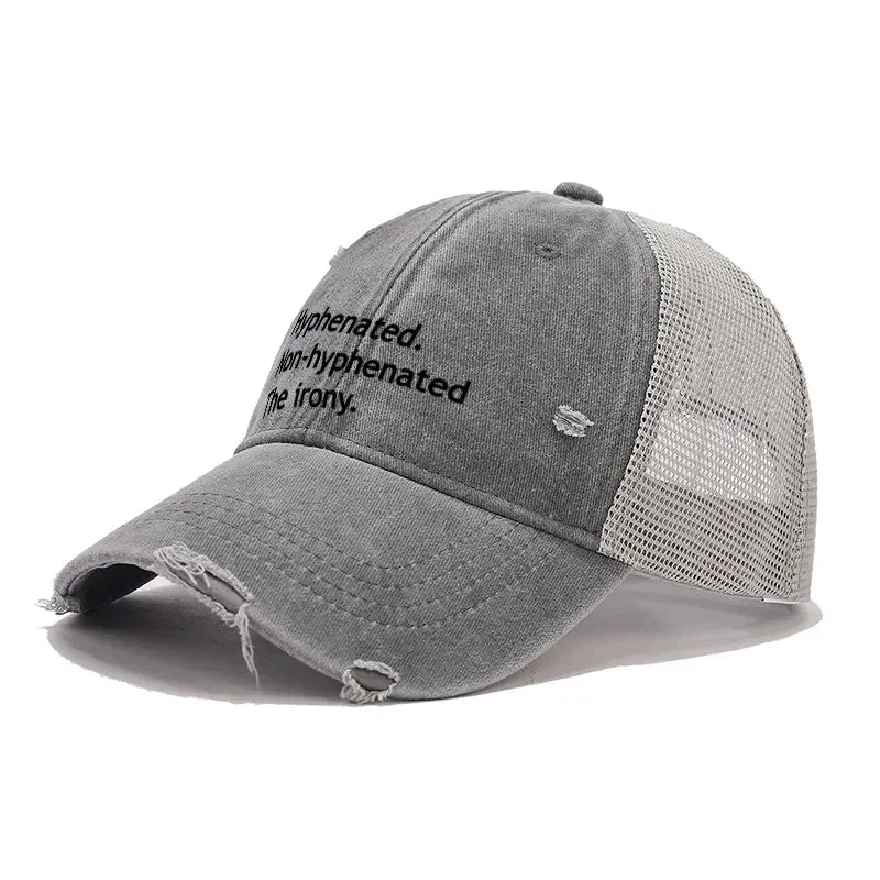 Kyoto-Lion Hyphenated Funny Trucker Cap