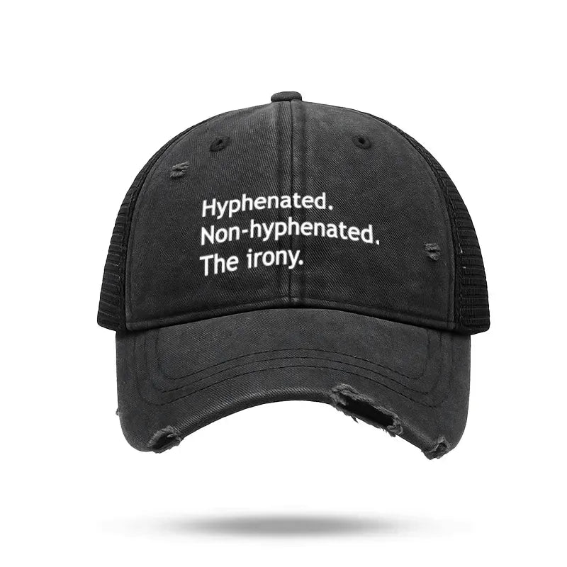 Kyoto-Lion Hyphenated Funny Trucker Cap