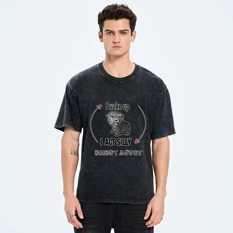 Kyoto Lion Japanese washed t-shirt