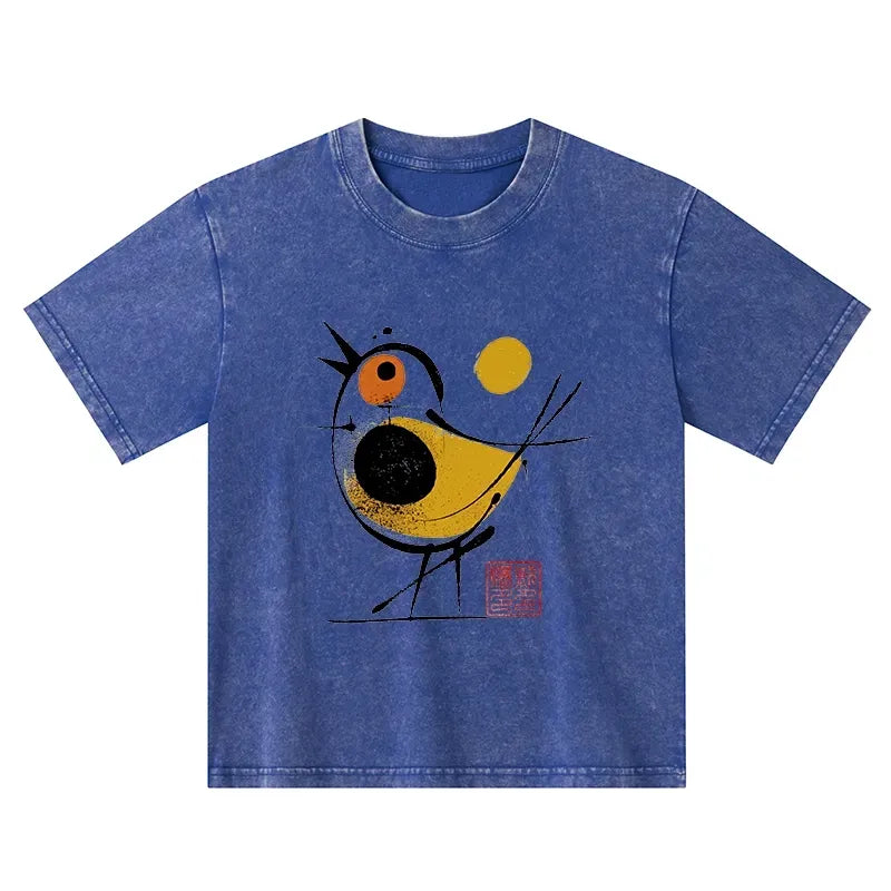 Limited Edition Yellow Black Bird Tee
