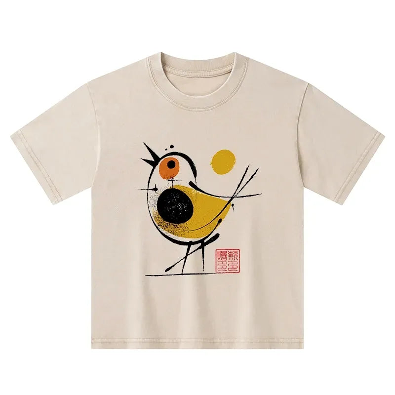 Limited Edition Yellow Black Bird Tee