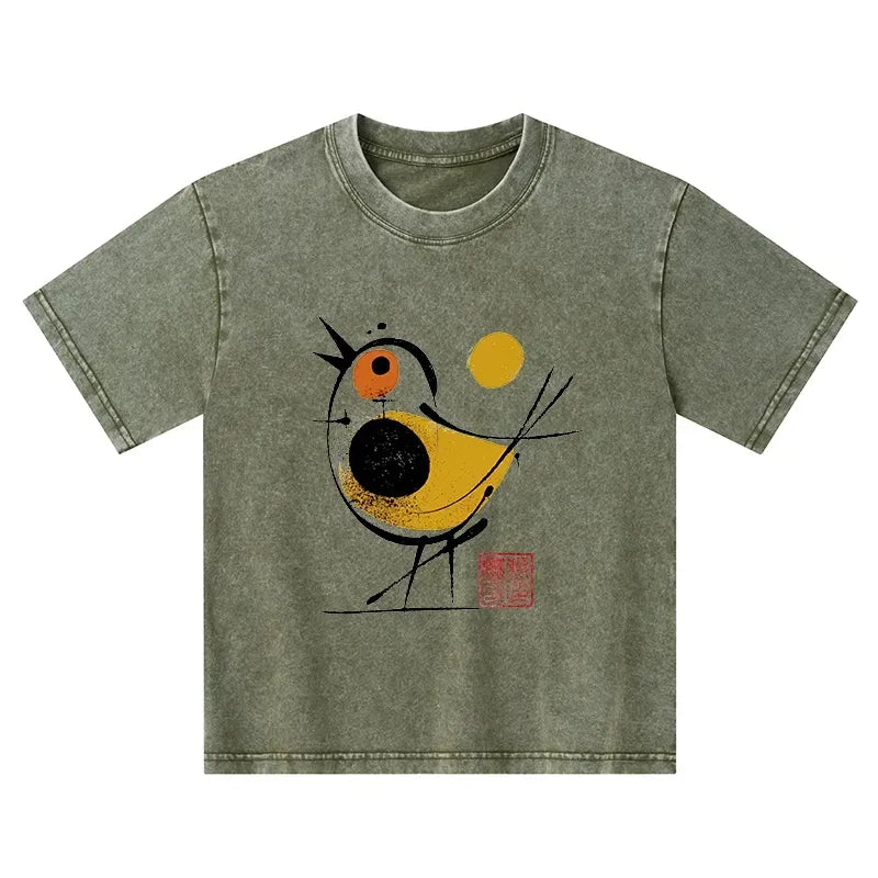 Best Seller Japanese Kids Washed T-Shirt