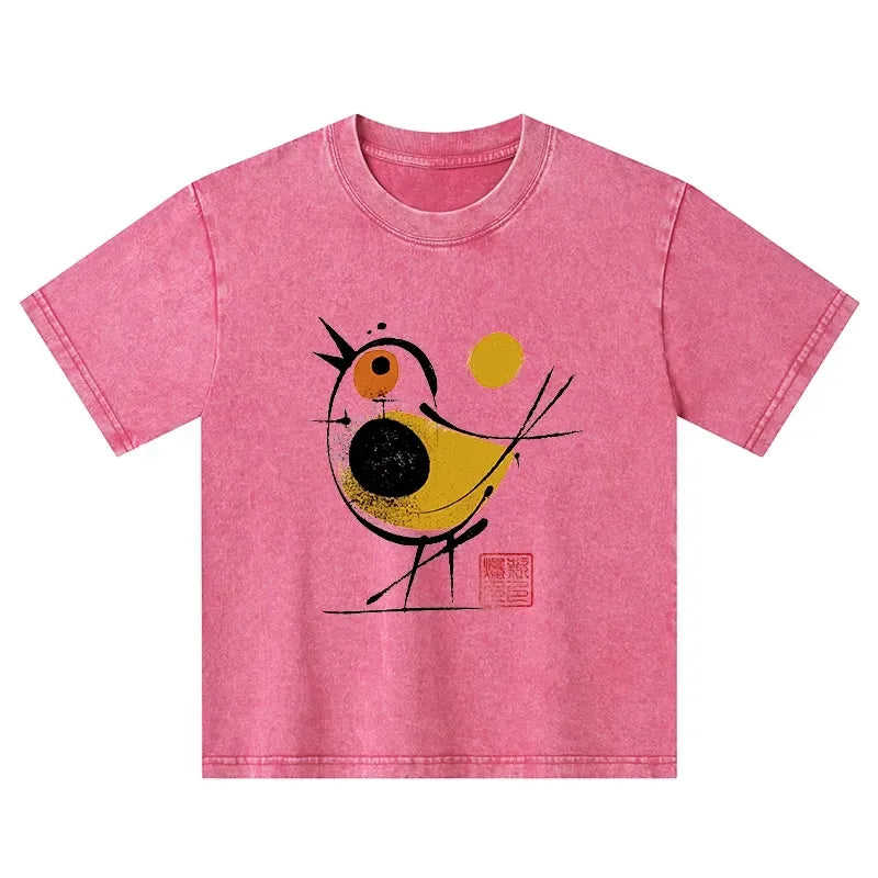 Best Seller Japanese Kids Washed T-Shirt