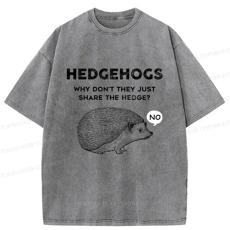 Japanese Hedgehog T-Shirt for Summer Vacation