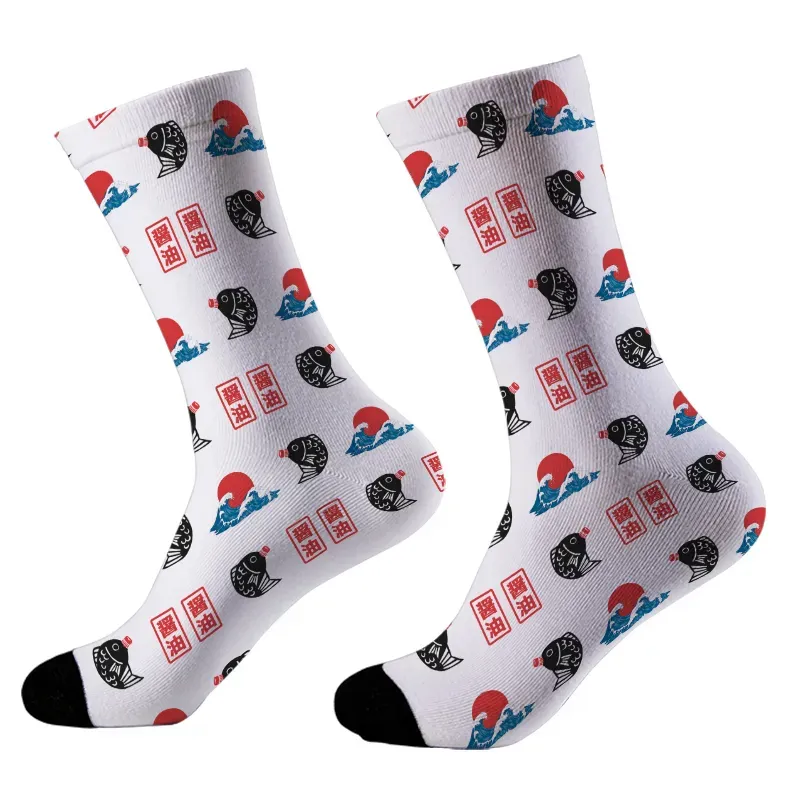 Japanese wave socks gift idea