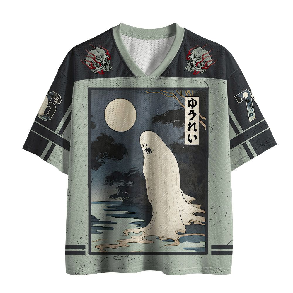 Creepy Japanese Ghost Mesh Jersey Best Seller