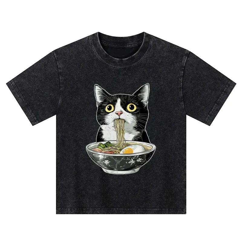 Kyoto Lion Cute Cat Tee for Toddlers
