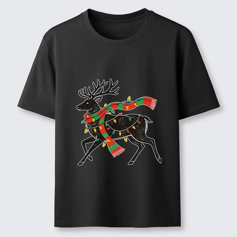 Kyoto-Lion Christmas Light Reindeer Classic T-Shirt